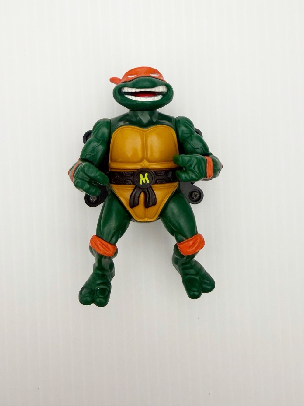 VTG 1991 Mirage Studios TMNT Michelangelo City Sewer Shell Action Figure Toy